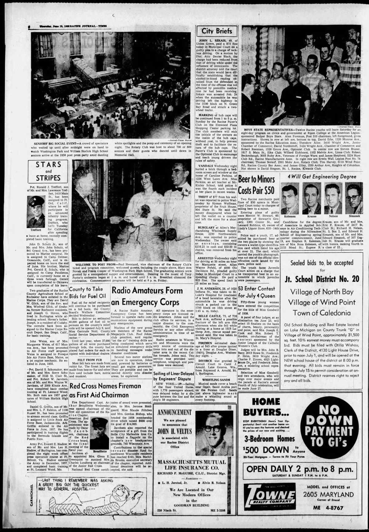 Rotary Post Prom 1958
